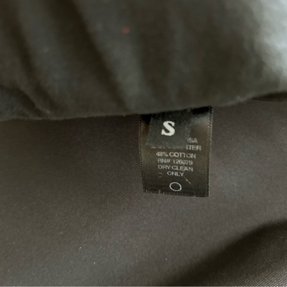 Jarbo Collection Black High Neck Zip Moto Fitted Jacket SZS - Picture 5 of 10